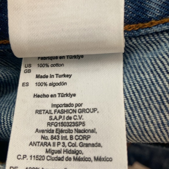 Sandro Blue Straight Faded Jeans - Picture 8 of 8